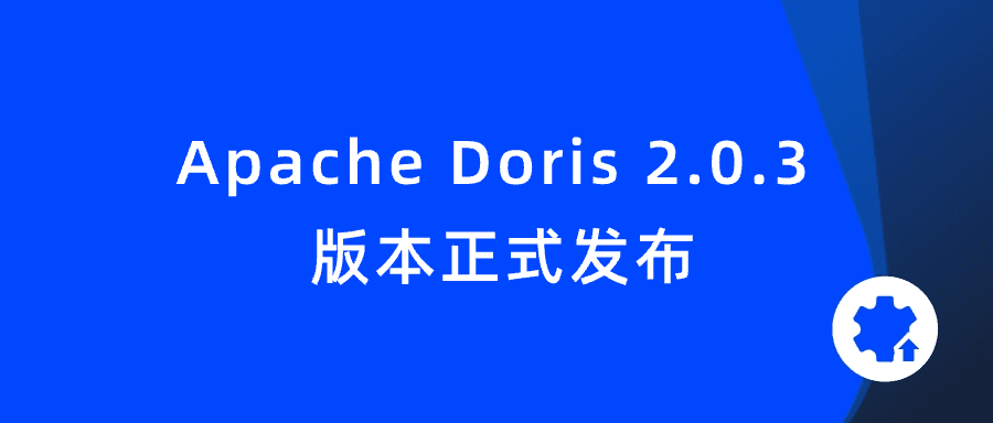 Apache Doris 2.0.3 版本正式发布